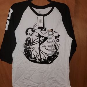 Nightmare Before Christmas Baseball Tee